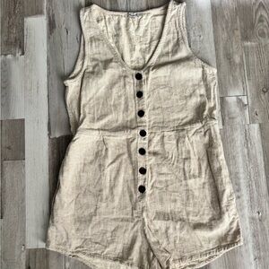 Madewell Cream Textured Top